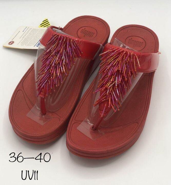 สินค้าขายดี-size-36-40-eu-รองเท้าแตะfitflop-รองเท้าแตะผู้หญิง-แดง-รองเท้าแตะแฟชั่น-รองเท้าแตะหูหนีบ-รองเท้าแตะเพื่อสุขภาพ-คุ้มค่าเกินราคา-sdt015