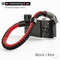 【Big-Sales】 RedWa MALL สายคล้องกล้องเชือกไนล่อนปีนเขาสายรัดข้อมือสำหรับกล้องดิจิตอล Mirrorless Leica Olympus Pentax