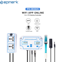 [electronicshop]3-In-1 Ph/salinity/temp Water Quality Detector Ph/temp-Salinity Controller 14.00pH Value 0-199.9ppt เครื่องวัดคุณภาพน้ำสำหรับ Aquarium Hydroponics Tank Monitor