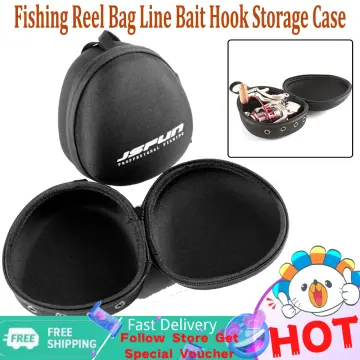 Fishing Reel Bag Shockproof Waterproof Spinning Reel Protective Cover  Fishing Tackle Storage Case for Spinning Baitcasting