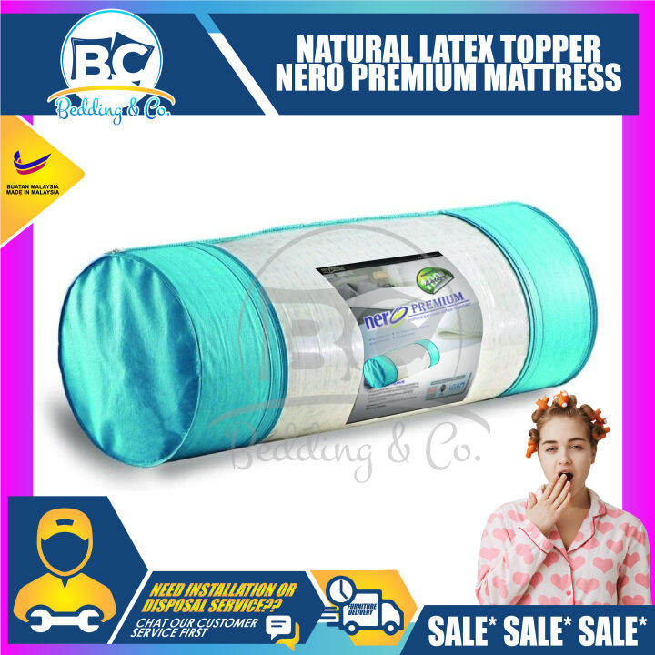 Mylatex Pinhole 100 Natural Latex Topper Nero Premium Mattress Tilam