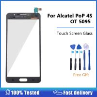 สำหรับ Alcatel One Touch Pop 4S 5095 5095y Ot5095 5095i 5095K เลนส์กระจกกระจกหน้าจอสัมผัสเลนส์กระจกแผงเลนส์ Digitizer