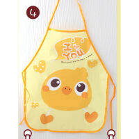 [COD]LY Kids Chef Apron Sets Child Cooking Painting Waterproof Drawing For Dinner With Oversleeve