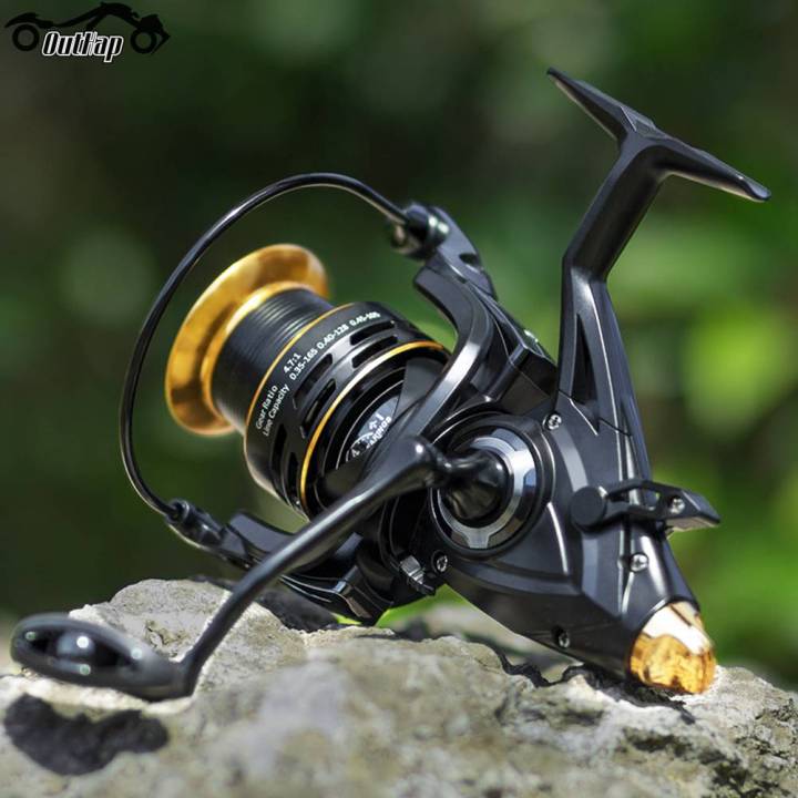 Spinning Fishing Wheel 5.2:1 4.7:1 Long-rang Throw Casting Reel 10/12Kg Max  Drag Metal Wire Cup Lightweight for Freshwater Saltwater
