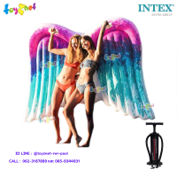 Intex ส่งฟรี แพปีกนางฟ้า แองเจิ้ล วิงส์ 2.51x1.60 ม. รุ่น 58786 + ที่สูบลม ดับเบิ้ลควิ๊ก ทรี