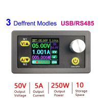 50V 5A DC/DC Buck Converter CC CV Variable DC Power Supply Module Adjustable Regulated Step-Down Laboratory Voltmeter USB RS485 Electrical Circuitry