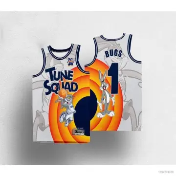 Space Jam Tune Squad Basketball Jersey (Bugs Bunny, X-Large)