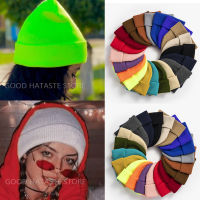 New Winter Hats for Woman Beanies Knitted Fluorescent Hat Girls Autumn Female Beanie Caps Warmer Bonnet Ladies Casual Cap