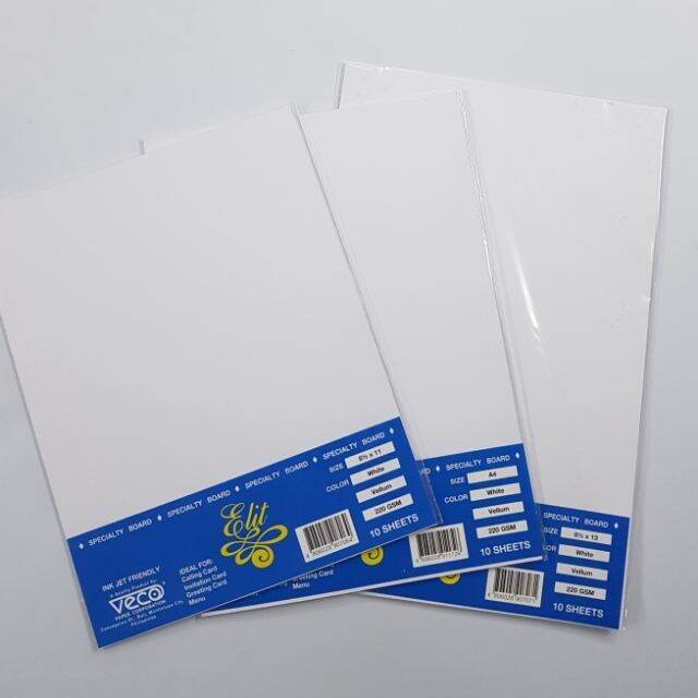 VECO VELLUM BOARD (10PCS/PACK) Lazada PH