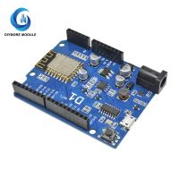 WeMos ESP-12F ESP8266 D1อุปกรณ์อิเล็กทรอนิกส์อัจฉริยะรองรับบอร์ดเสริมสำหรับ Arduino ที่รองรับ WiFi IDE