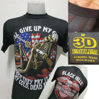 เสื้อผ้าบางฮาเลย์ Harley-Davidson ผ้ามุ้งบางใส่สบาย สไตล์วินเทจ ป้ายVintage 3D EMBLEM [ S M L XL ]