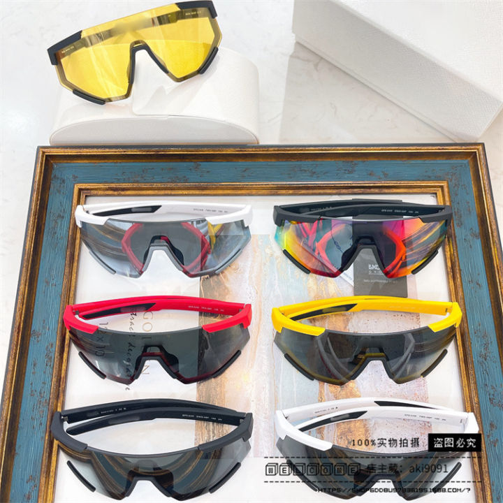 hot-sales-p-home-แว่นตากรอบใหญ่แว่นกันแดดขี่จักรยาน-xiaohongshu-แว่นตาสกีแบบเดียวกันกระจกชิ้นเดียว-sps04w-แว่นตากันแดด