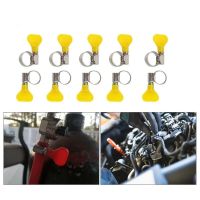 5pcs สแตนเลสสตีลท่อ Clamps 8-32 มม.หนอนขับรถ Air ท่อการใช้ท่อคลิปสำหรับหลอดรัด-final1