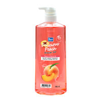 YOKO DELICIOUS PEACH SHOWER GEL 950ml โยโกะ เจลอาบน้ำกลิ่นพีชชุ่มฉ่ำ เพื่อผิวกระจ่างใสดูมีออร่ายิ่งขึ้น