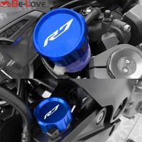 Untuk YAMAHA YZF YZFR7 R7 YZF-R7 2022 2021มอเตอร์ Aksesori Depan &amp; Belakang Tutup Tangki Cairan Rem Penutup Silอะลูมิเนียม