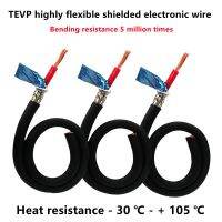 1 meter Bendable drag chain cable wire TEVP 20-11 9 7 6 AWG pure copper nitrile sheathed single core shielded electronic wire Wires Leads Adapters