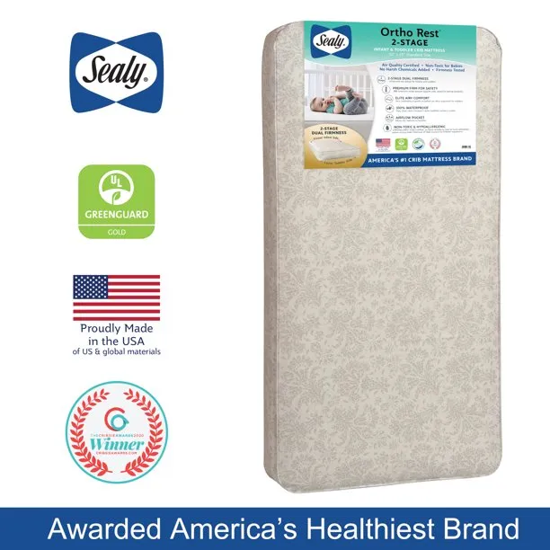 sealy ortho rest crib mattress