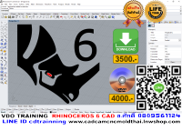 VDO CADCAM TRAINING RHINOCEROS 6 CAD MODELING