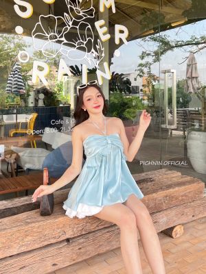 Ira top🧚‍♀️ งานใหม่แบบผู้ดีผู้ใจมาแล้วค้าา เกาะอกคล้องคอสม้อคหลัง ผ่าหน้าผ่าหลัง เนื้อผ้าไหมแก้วพริ้วๆเล่นแสงสวยแบบฉ่ำ