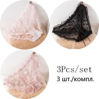 2023 Korean Quality Womens Sexy Lace Panties Girl Cotton Underwear Thin Briefs Breathable Female Solid Underpants Intimates Lingerie