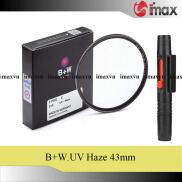 Kính lọc Filter B+W F-Pro 010 UV-Haze E 43mm Hoằng Quân + Bút lau lens