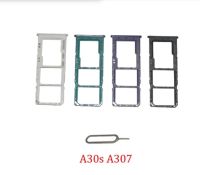 สำหรับ Samsung Galaxy A30S A307F Dual Single SIM Card ถาด SD Holder Slot