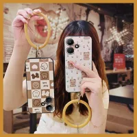 funny creative Phone Case For infinix X6835/Hot30 Play heat dissipation cute ring The New youth personality advanced