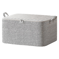 Non-Woven Zippers Storage Bag Moving Quilt Storage Basket Travel -Capacity Clothing Storage Bag