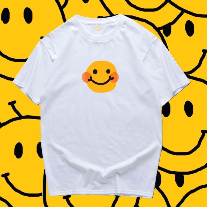 เตรียมส่ง-shine-smiley-เสื้อยืดลายยิ้มหวานเสื้อยืด-ใส่