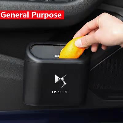 Car trash can Bin hanging type vehicle pressing type trash can for DS SPIRIT DS3 DS4 DS5 DS6 DS7 DS4S DS 5LS Car Accessories