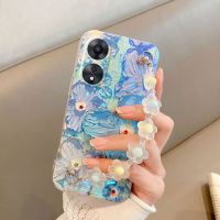 เคส OPPO A58 พร้อมสายคล้องข้อมือน่ารัก ลายดอกไม้สวย นิ่ม เคสโทรศัพท์ oppo A58 คลุมโทรศัพท์