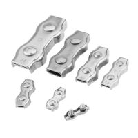 ♛♂☊ DRELD 1Pcs Clip 316 Stainless Steel Duplex Wire Rope Clip Fixing M2/M3/M4/M5/M6/M8/M10 Cable Clamps Caliper