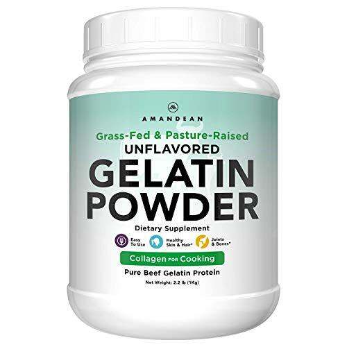PRE-ORDER] UNFLAVORED GELATIN POWDER XL 1KG. GRASS-FED BEEF COLLAGEN  PROTEIN SUPPLEMENT. HEALTHY SKIN, HAIR,