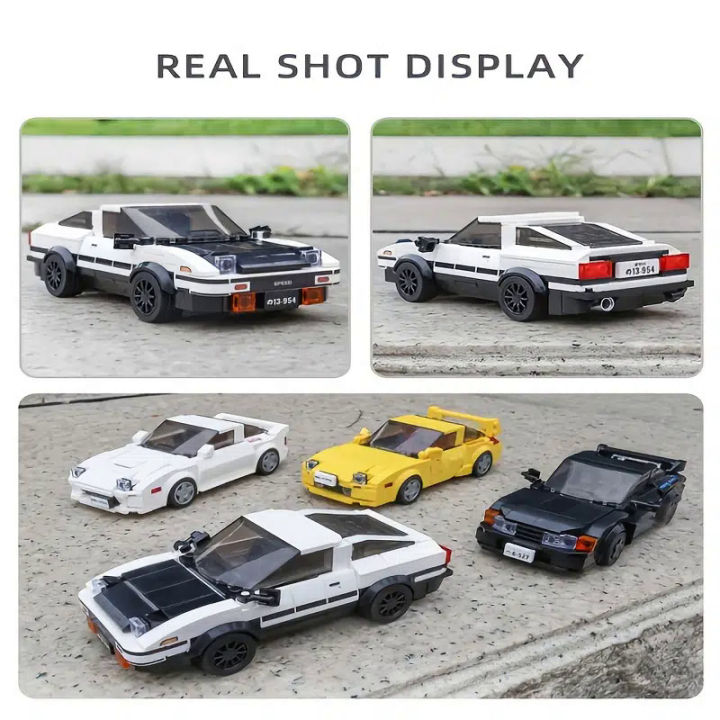 king-ae86-octa-car-on-display-set-city-super-car-building-block-racing-sports-car-racer-vehicle-supercar-moc-model-educatio