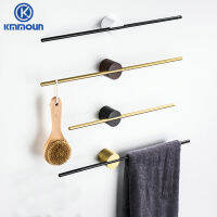 4050cm Movable Towel Rack Towel Hanger Bath Towel Holder Wall Towel Bar Space Aluminum Bathroom Shelf Kitchen Storage Rack