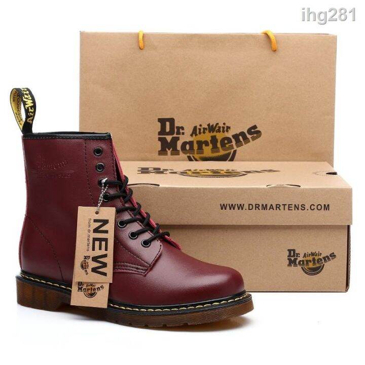 dr-รองเท้าบูทมาร์ตินของแท้-martens1460-รองเท้าบูตมาร์ตินสำหรับผู้ชายผู้หญิงรองเท้าบูตมาร์ตินสวยกลางแจ้งสไตล์คลาสสิก