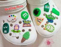 พร้อมส่ง 12 ชิ้น Jibbitz จิ๊บบิทตัวติดรองเท้า ลาย Toy Story วัสดุยาง