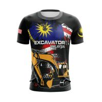 2023 NEW   shirt outfit excavator sublimation all sizes exist from xs to 8xl cool  (Contact online for free design of more styles: patterns, names, logos, etc.)