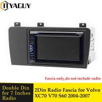 2 Din รถวิทยุ Fascia สำหรับ Volvo V70 XC70 S60 2000-2004 DVD กรอบ Dash Mount Kit Adapter Trim แผงหน้าปัดกรอบ Dashboard Bezel