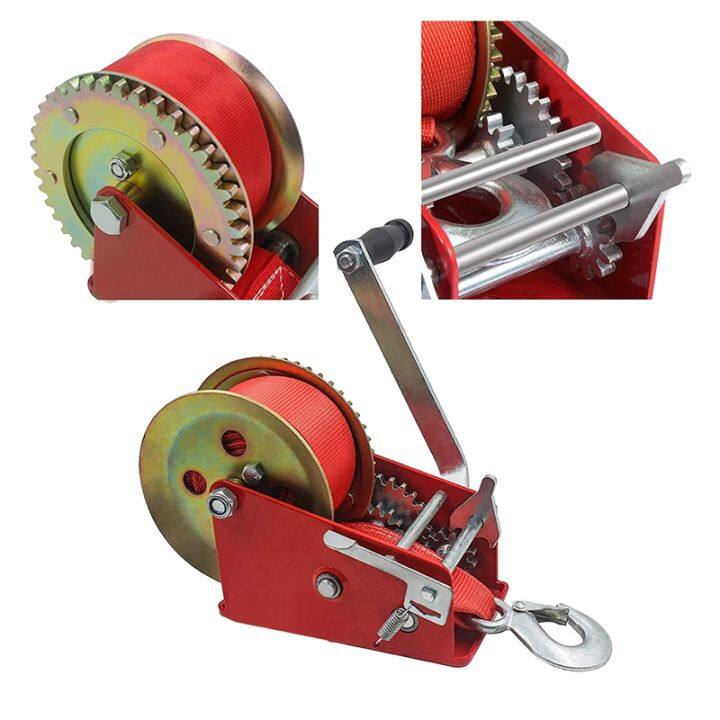 boat-winch-3500lbs-capacity-heavy-duty-hand-winch-hand-winch-boat-trailer-winch-manual-winch-with-10m-32ft-strap