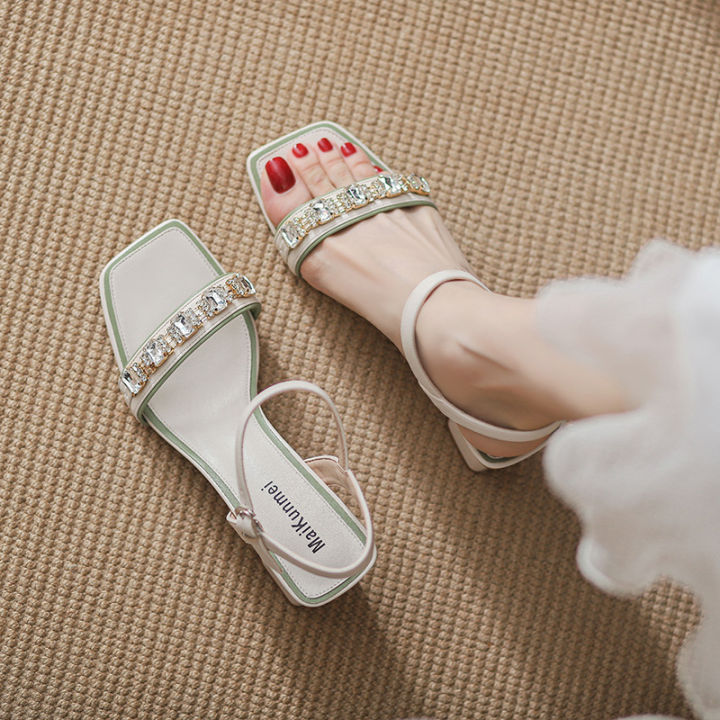 womens-korean-style-high-heel-sandals-summer-new-open-toe-chunky-heel-fairy-style-buckle-rhinestone-high-heel-shoes-square-toe-womens-cool