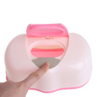 2021 New 80 Sheets Wet Tissue Box Plastic Wet Wipes Storage Case Box Refillable Container Organizer Box 7.5x14x21CM