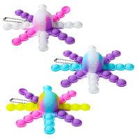 Fidget Relieve Stress Toys Rainbow Push Bubble Antistress Children Sensory Toy To Relieve Autism Octopus Key поп ит