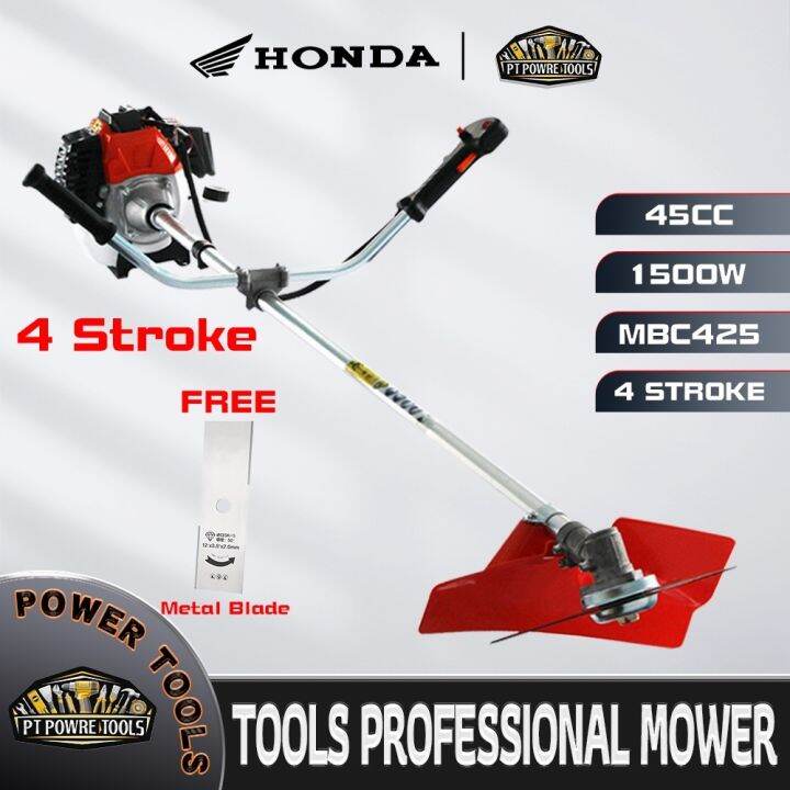 Honda Grass Trimmer 4 Stroke Brush Cutter Tiller Attachment With Big ...