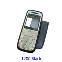 【Worth-Buy】 ฝาครอบด้านหน้าที่สมบูรณ์ฝาหลังแป้นพิมพ์สำหรับ Nokia 1100 1110 3100 1200 1208ตัวเรือน1202