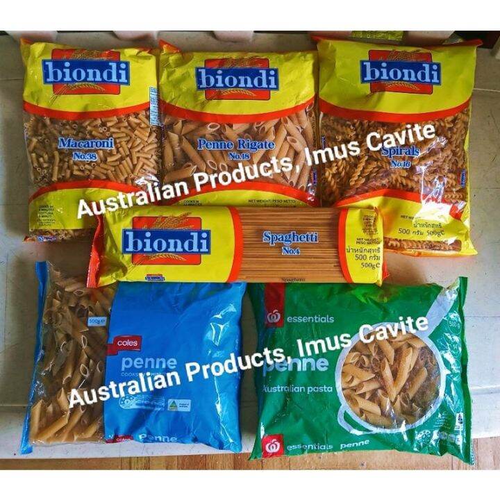 Australian Pasta Macaroni/Spaghetti/Penne 500g Lazada PH