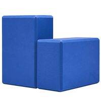 2Pcs EVA Body Shaping Yoga Blocks Foam Brick Training Fitness Exercise Tool Accessories Gym Bricks Yoga Pillow Cushion Stretch