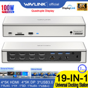 Wavlink 19-In-1 Displaylinkuniversal Docking Station 5k Enterprise