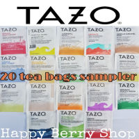 ชา TAZO Tea Bags Sampler Set Assortment Variety Pack?20 Flavors Pack⭐1 แพ็คมี 20 ซองคละรส ชารสแปลกใหม่ ชาดำ ชาเขียว ชาผลไม้ ชาสมุนไพร จากอเมริกา??