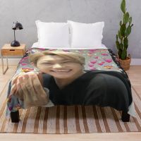 【CW】✲  heart meme Throw Blanket Designer Blankets Bed linens Flannels